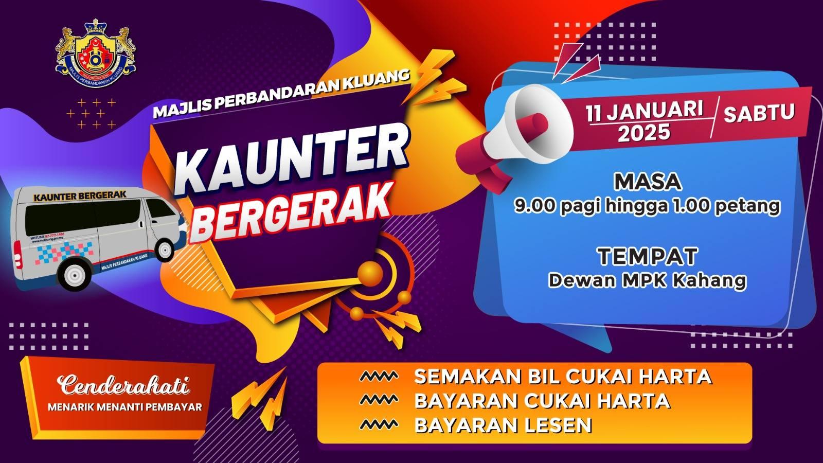 Kaunter Bergerak Dewan MPK Kahang