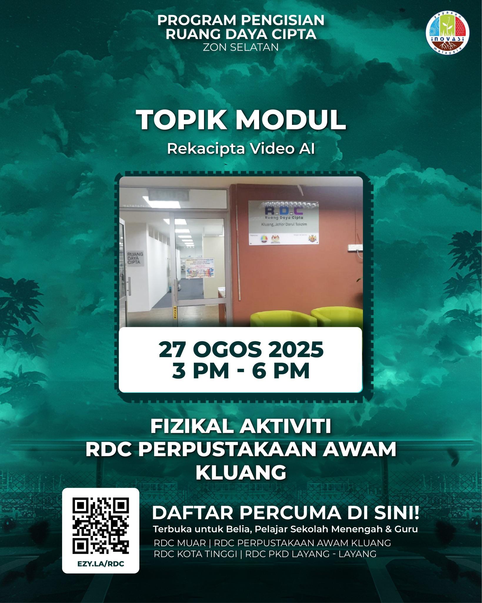 PROGRAM PENGISIAN RUANG DAYA CIPTA (RDC) PERPUSTAKAAN AWAM KLUANG